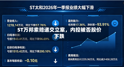 ST万邦索赔递交立案,内控被否股价下跌